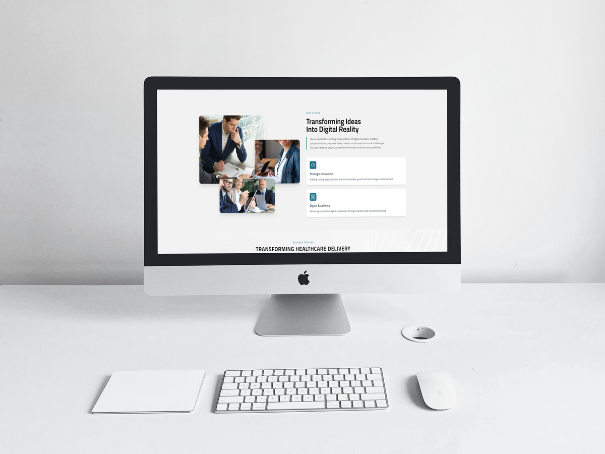 Healthcare Company Website